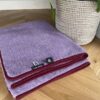 Podkład z wełny Merynos Tumbler Violet Lawenda  90x200
