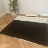Pościel z wełny Merynos Tumbler Czarny + Tumbler Biały 140x200 + Materac wełniany