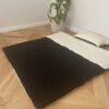 Pościel z wełny Merynos Tumbler Czarny + Tumbler Biały 140x200 + Materac wełniany