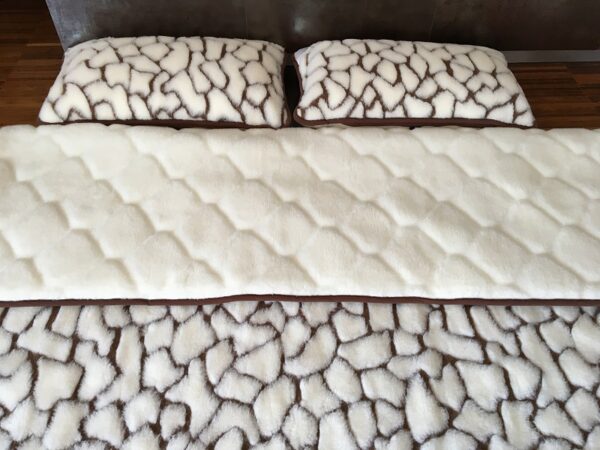 Pościel z wełny Kaszmir Giraffe Kaszmir Caro 180x200