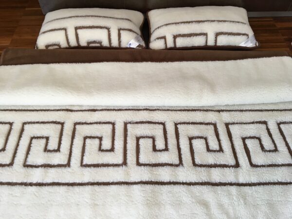 Posciel-Merynos-Greka-Camel-Ciemny-160x200-240x200-2 Pościel z wełny Camel Ciemny + Merynos Tumbler Greka 160x200