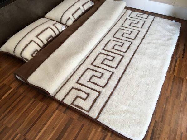 Posciel-Merynos-Greka-Camel-Ciemny-160x200-240x200-31 Pościel z wełny Camel Ciemny + Merynos Tumbler Greka 160x200