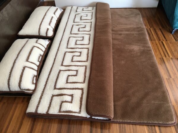 Posciel-Merynos-Greka-Camel-Ciemny-160x200-240x200-76 Pościel z wełny Camel Ciemny + Merynos Tumbler Greka 160x200