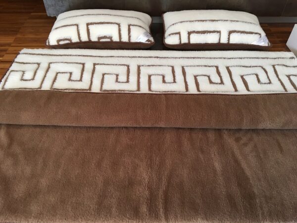 Posciel-Merynos-Greka-Camel-Ciemny-160x200-240x200-84 Pościel z wełny Camel Ciemny + Merynos Tumbler Greka 160x200