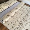 Pościel z wełny Alpaki Alpina Camel Rampicanti 200x200 + Materac wełniany