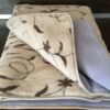 Pościel z wełny Alpaki Alpina Camel Rampicanti 200x200 + Materac wełniany