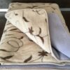Pościel z wełny Alpaki Alpina Camel Rampicanti 200x200 + Materac wełniany