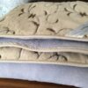 Pościel z wełny Alpaki Alpina Camel Rampicanti 200x200 + Materac wełniany