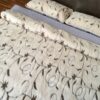 Pościel z wełny Alpaki Alpina Camel Rampicanti 200x200 + Materac wełniany