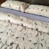 Pościel z wełny Alpaki Alpina Camel Rampicanti 200x200 + Materac wełniany