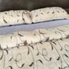 Pościel z wełny Alpaki Alpina Camel Rampicanti 200x200 + Materac wełniany