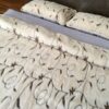 Pościel z wełny Alpaki Alpina Camel Rampicanti 200x200 + Materac wełniany