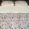 Pościel z wełny Camel Jasny Rampicanti + Merynos Tumbler 180x200 + Podkład wełniany
