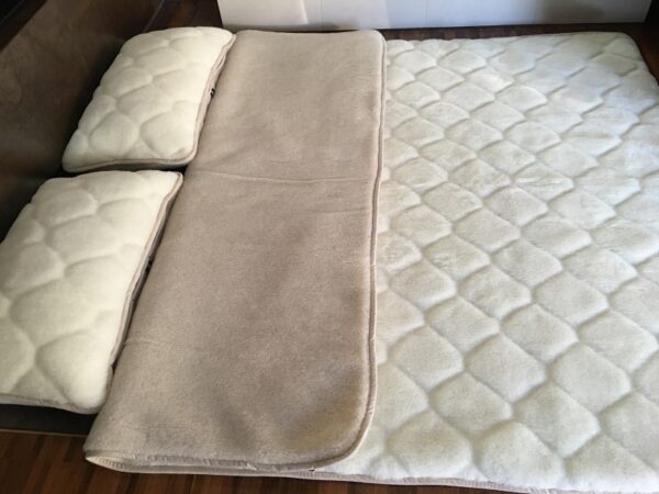 Pościel z wełny Camel Jasny + Kaszmir Caro 220x200