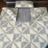 Pościel z wełny Alpaki Silver Alpaka Triangoli 140x200 + Materac wełniany