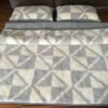 Pościel z wełny Alpaki Silver Alpaka Triangoli 180x200 + Materac wełniany