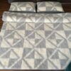 Pościel z wełny Alpaki Silver Alpaka Triangoli 180x200 + Materac wełniany