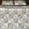 Pościel z wełny Alpaki Silver Alpaka Triangoli 180x200 + Materac wełniany