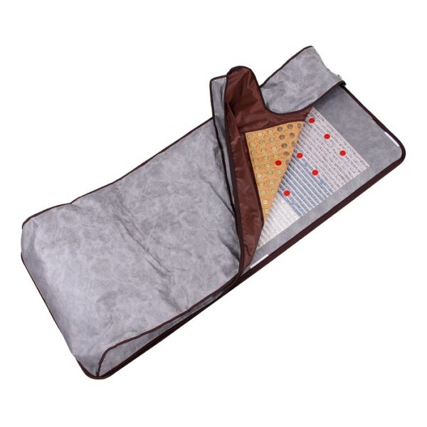 sauna-szary-zamsz-80x190cm-1 Sauna Spa Czakra Energy Fotonica 7 Kamieni + TURMALIN + JADE + PEMF + FOTON 80x190 wersja Silver New 2025 Gabinety Spa Reiki Yoga Dom - cena katalogowa 8290 złotych (st.m.2)