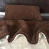 11 Pościel z wełny Camel Ciemny + Kaszmir Róża 140x200 + Materac wełniany