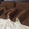 21 Pościel z wełny Camel Ciemny + Kaszmir Róża 220x200