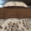 12 Pościel wełniana Camel z wełny wielbłądziej Aruba 140x200 + Materac wełniany
