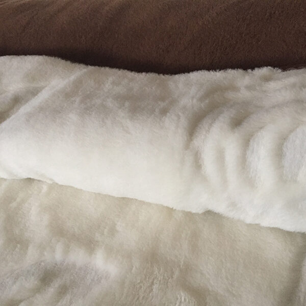Kołdra z wełny Camel Ciemny + Kaszmir Róża 140x200