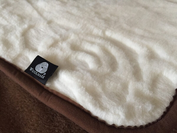 10 Kołdra z wełny Camel Ciemny + Kaszmir Róża 180x200