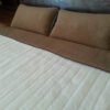 Pościel z wełny Camel Ciemny + Kaszmir Pasy 160x200