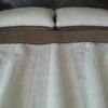Pościel z wełny Camel Ciemny + Kaszmir Pasy 160x200