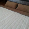 Pościel z wełny Camel Ciemny + Kaszmir Pasy 160x200