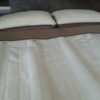 Pościel z wełny Camel Ciemny + Kaszmir Pasy 160x200