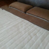 Pościel z wełny Camel Ciemny + Kaszmir Pasy 160x200