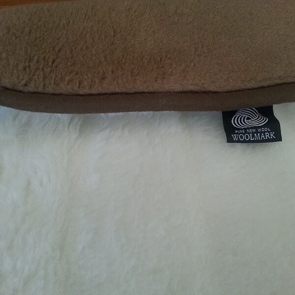 Kołdra z wełny Camel Ciemny + Kaszmir Pasy 140x200
