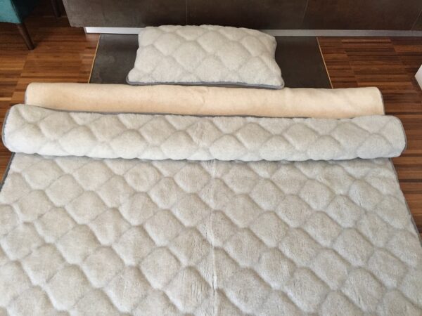 Pościel z wełny Alpaki Silver Caro Camel Jasny 140x200