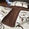 10 Pościel z wełny Camel Ciemny + Kaszmir Szlachecki 140x200 + Materac wełniany