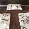11 Pościel z wełny Camel Ciemny + Kaszmir Szlachecki 140x200 + Materac wełniany
