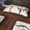 15 Pościel z wełny Camel Ciemny + Kaszmir Szlachecki 140x200 + Materac wełniany