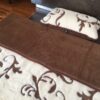 18 Pościel z wełny Camel Ciemny + Kaszmir Szlachecki 140x200 + Materac wełniany