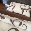 20 Pościel z wełny Camel Ciemny + Kaszmir Szlachecki 140x200 + Materac wełniany