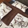 6 Pościel z wełny Camel Ciemny + Kaszmir Szlachecki 140x200 + Materac wełniany