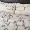 15 Pościel z wełny Camel Jasny + Kaszmir Szlachecki 160x200 + Materac wełniany