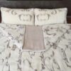 23 Pościel z wełny Camel Jasny + Kaszmir Szlachecki 160x200 + Materac wełniany