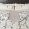 25 Pościel z wełny Camel Jasny + Kaszmir Szlachecki 160x200 + Materac wełniany