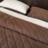 posciel-merynos-camel-ciemny-pasy-9 Pościel z wełny Camel Ciemny Pasy + Merynos Tumbler 180x200