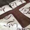 10 Pościel z wełny Camel Ciemny + Kaszmir Szlachecki 240x200 + Materac wełniany