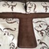 17 Pościel z wełny Camel Ciemny + Kaszmir Szlachecki 240x200 + Materac wełniany