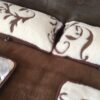 18 Pościel z wełny Camel Ciemny + Kaszmir Szlachecki 240x200 + Materac wełniany