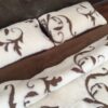 22 Pościel z wełny Camel Ciemny + Kaszmir Szlachecki 240x200 + Materac wełniany