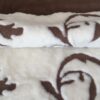 26 Pościel z wełny Camel Ciemny + Kaszmir Szlachecki 240x200 + Materac wełniany